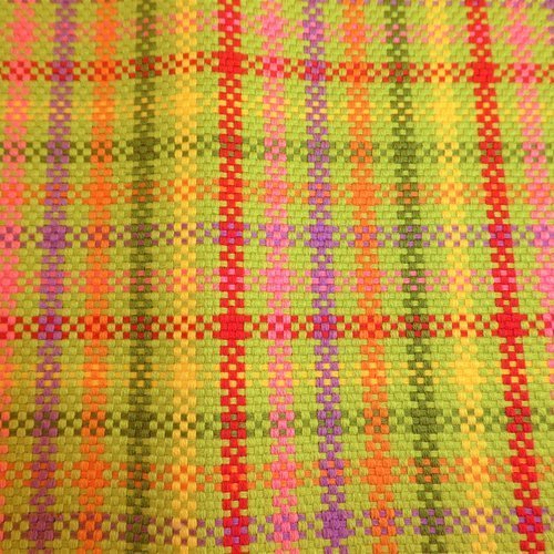 Tissu écossais toile coton imperméabilisé coupon 3 - 13 x 99 cm pour créations couture,scrapbooking et loisirs créatifs et manuels
