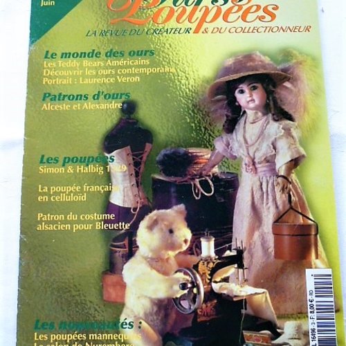 Ours et poupées  n° 3 - 2003 - la revue du créateur et du collectionneur, avril, mai, juin