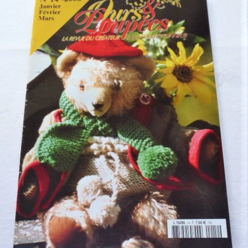 Magasine ours & poupées n° 14 modèle ourson max 17 cm et conseils variés sur les poupées