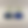 Boite perles de rocaille rayher polies nacrées 2.6 mm au choix, tons bleus