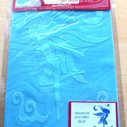 Transfert fée bleu azur