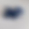 14 perles en verre bleu translucide 12 mm