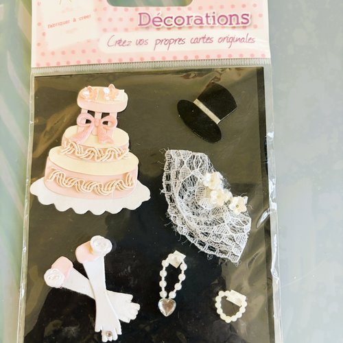 Stickers thème mariage
