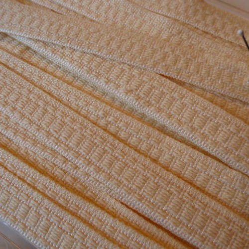 1 m de galon coton mélangé vintage tons saumon 15 mm, passementerie pour décoration scrapbooking, carterie, décoration, couture