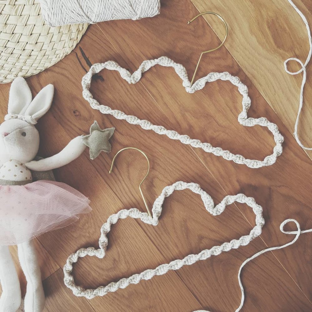 Cintre Enfant Nuage En Macrame Un Grand Marche