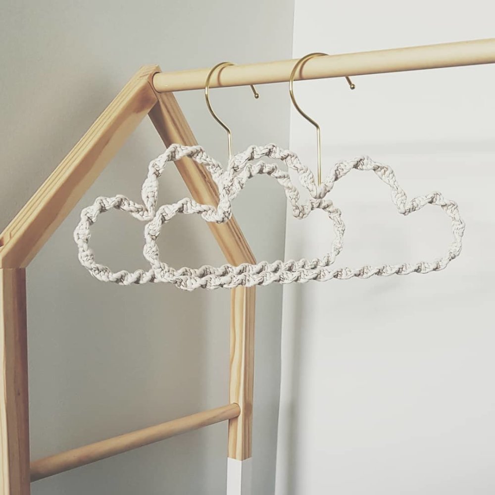 Cintre Enfant Nuage En Macrame Un Grand Marche