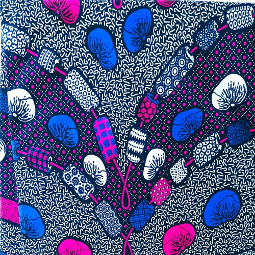 MAYNOWAX Coupon Pagne Tissu Wax Africain 100% Coton 2