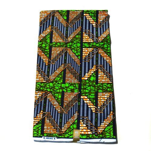 Tissu Pagne Wax Africain 6 Yard En Coton