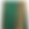 Coupon wax, tissu wax, ankara wax 100% coton, tissu wax par 1/2 yard (45 cm), pagne africain, motif "crayon" couleur vert