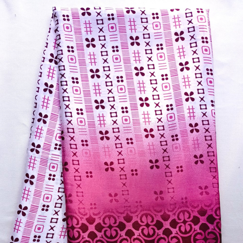 Silk wax bogolan, 4 yards en satin et 2 yards en mousseline, tissu satin wax avec mousseline pour vos robes ou idée cadeaux