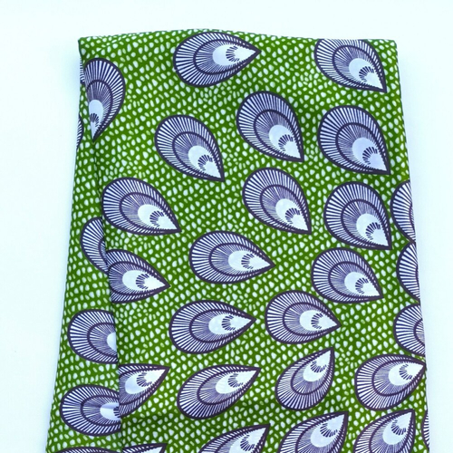 Satin wax, 4 yards en satin et 2 yards en mousseline, tissu satin wax avec mousseline pour vos vêtements/couleur vert