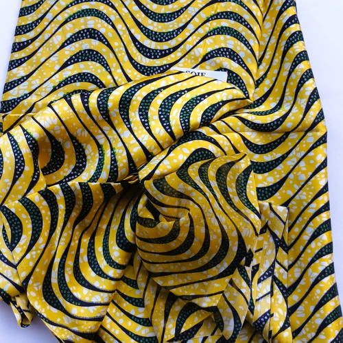 Silk wax, satin wax vendu par 90 cm/1 yard, silk wax et sa mousseline pour vos vêtements/idée cadeaux/motif graphique