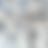 Tissu en coton blanc de qualité supérieure - 100 % coton - tissu pour chambre de bébé, décoration d'intérieur, linge de lit