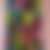Coupon wax 100% coton, tissu wax, ankara wax, ankara fabric, tissu wax par 1/2 yard, wax fabrics, pagne africain multicolores