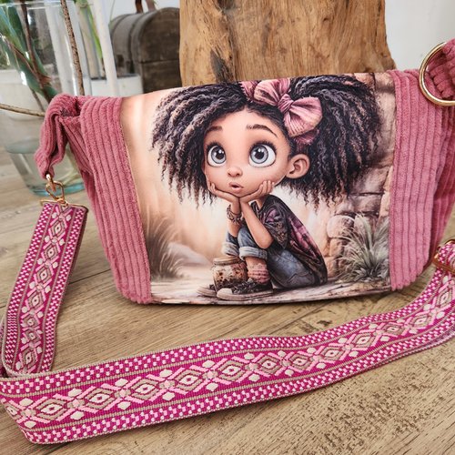 Sac bandoulière " petite rêveuse"