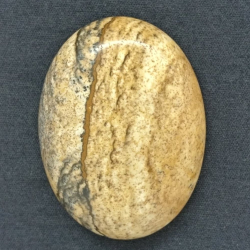 1 cabochon  wood stone en jaspe pierre naturelle. 40 x 30 mm.