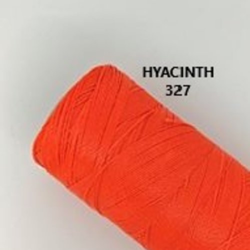 10 mètres ou + de  fil macramé ciré linhasita - polyester 0,5 mm d'épaisseur pour macramé, bijoux. hyacinth réf 327