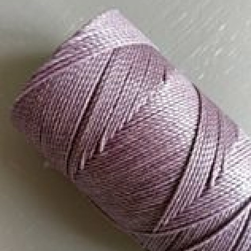 10 mètres fil macramé ciré linhasita - polyester 1 mm d'épaisseur.  pour macramé, bijoux. sangria purple ref 287