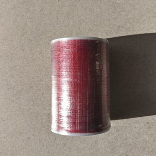 Bobine de fil plat ciré galaces - 90 mètres - polyester  0,8 mm d'épaisseur ref s050.  pour macramé, bijoux.