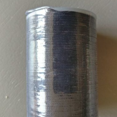 Bobine de fil plat ciré galaces - 90 mètres - polyester  0,8 mm d'épaisseur ref s021.  pour macramé, bijoux.