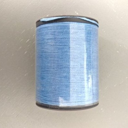 Bobine de fil plat ciré galaces - 110 mètres - polyester  0,8 mm d'épaisseur ref s036.  pour macramé, bijoux.