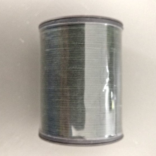 Bobine de fil plat ciré galaces - 110 mètres - polyester  0,8 mm d'épaisseur ref s054.  pour macramé, bijoux.