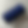 Fil plat ciré galaces - 10 mètres - polyester  0,8 mm d'épaisseur.  pour macramé, bijoux. bleu s37