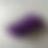 Fil plat ciré galaces - 10 mètres - polyester  0,8 mm d'épaisseur.  pour macramé, bijoux. violet s052
