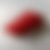 Fil ciré galaces - 10 mètres - polyester  0,8 mm d'épaisseur.  pour macramé, bijoux. rouge s049