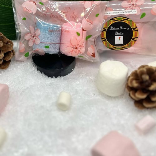 Fondant bougie parfum "chamallows"