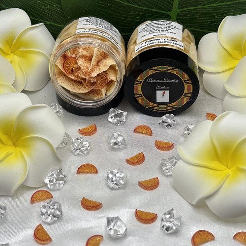 Beurre fouetté corps parfum "spritz à l'orange"