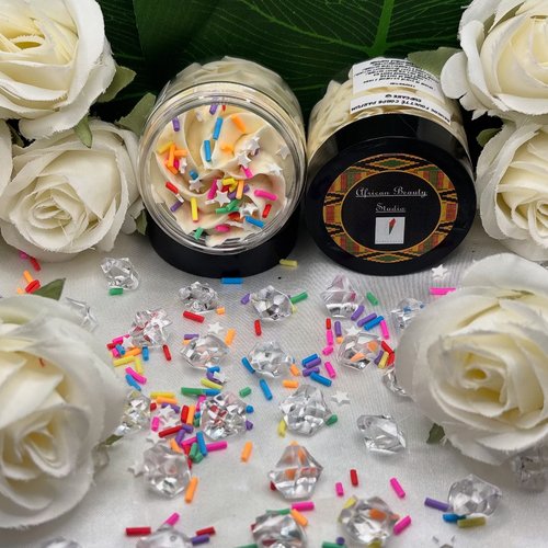 Beurre fouetté corps parfum "cupcake"