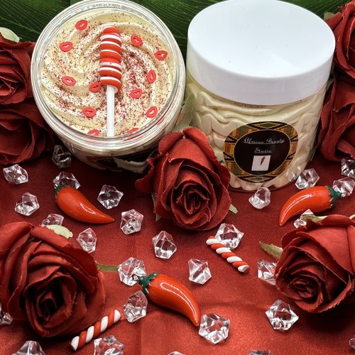 Beurre fouetté corps parfum "pomme d'amour"