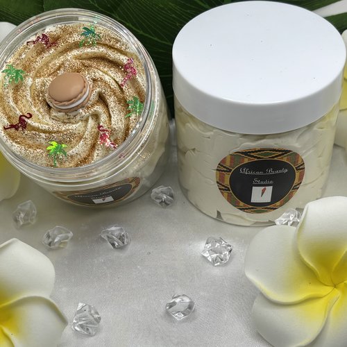 Beurre fouetté corps parfum "noix de coco"