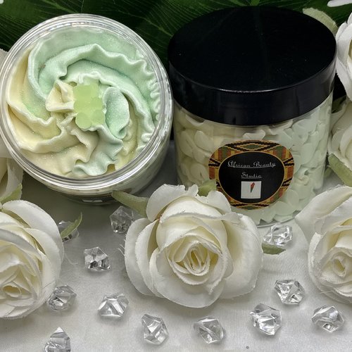 Beurre fouette corps parfum "menthe verte"