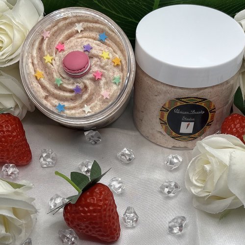 Chantilly de douche parfum "fraise"