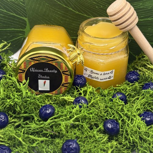 Baume à lèvres parfum "myrtille sucrée"