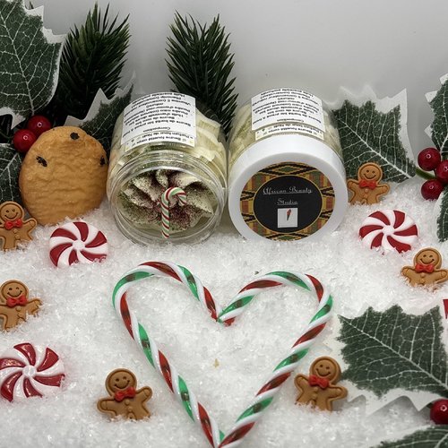 Beurre fouetté corps parfum "houx de noel"