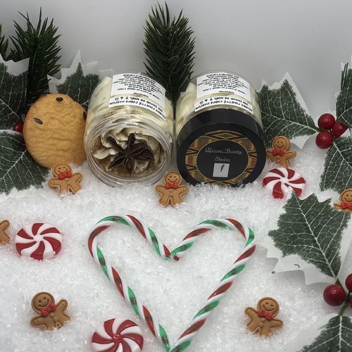Beurre fouetté corps parfum "vin chaud de noel"