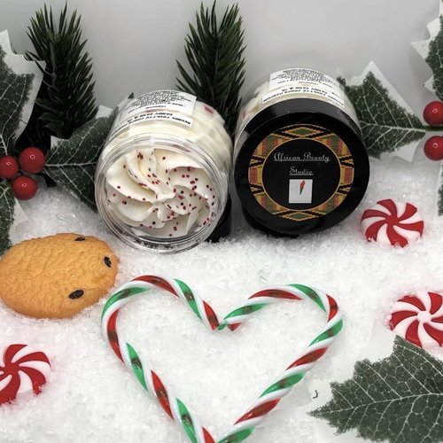 Beurre fouetté corps parfum "candy cane"