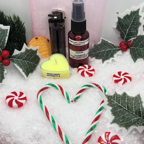 Kit senteur de noel parfum "cramberry"