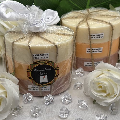 Lot de 3 savons artisanaux "automn scent"