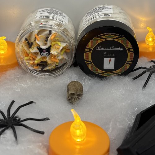 Beurre fouette corps "boo ! it's halloween"