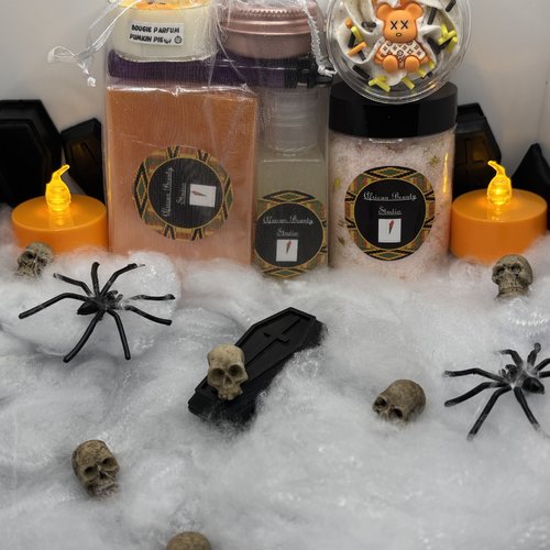 Kit complet automnale d'halloween parfum "pumkin pie"