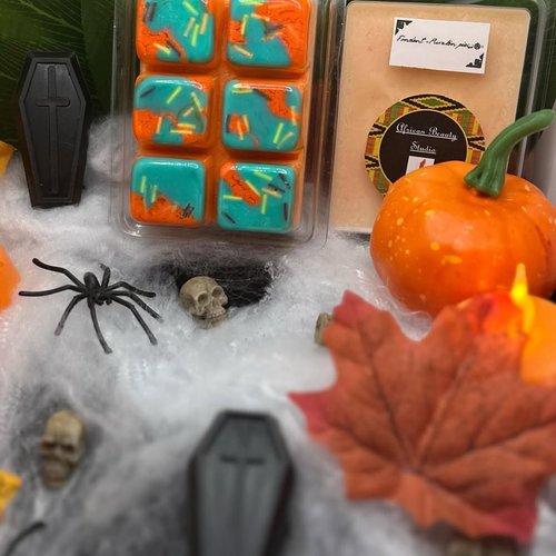 Tablette fondant bougie parfum "pumpkin pie"