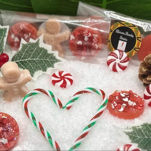 Fondant bougie artisanal "sweet and spice christmas"