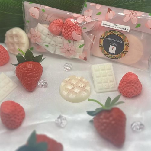 Fondant bougie artisanal "gourmet english breakfast"