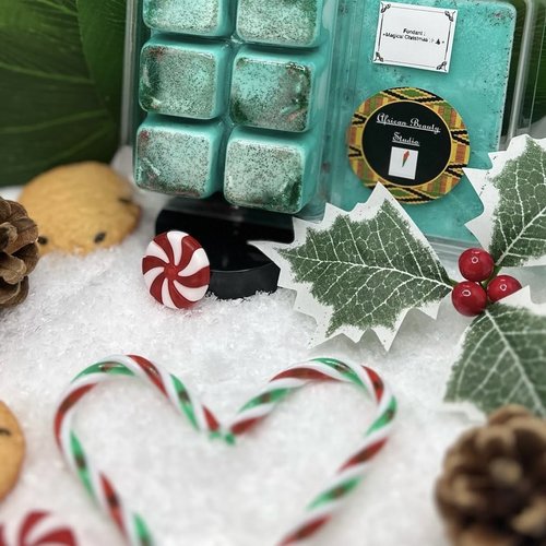 Tablette fondant bougie artisanal "magical christmas"