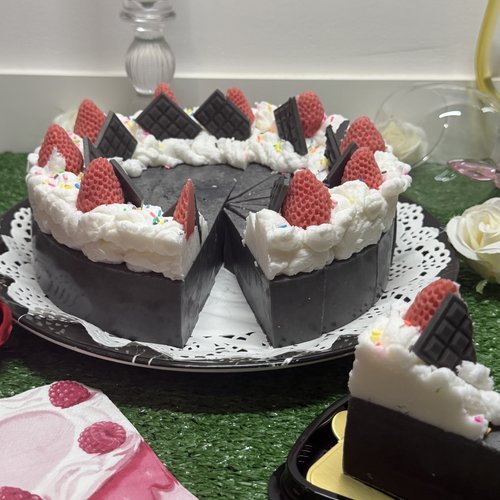 Savon artisanal "chocolate cake"