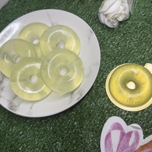 Savon artisanal donut parfum "verveine"